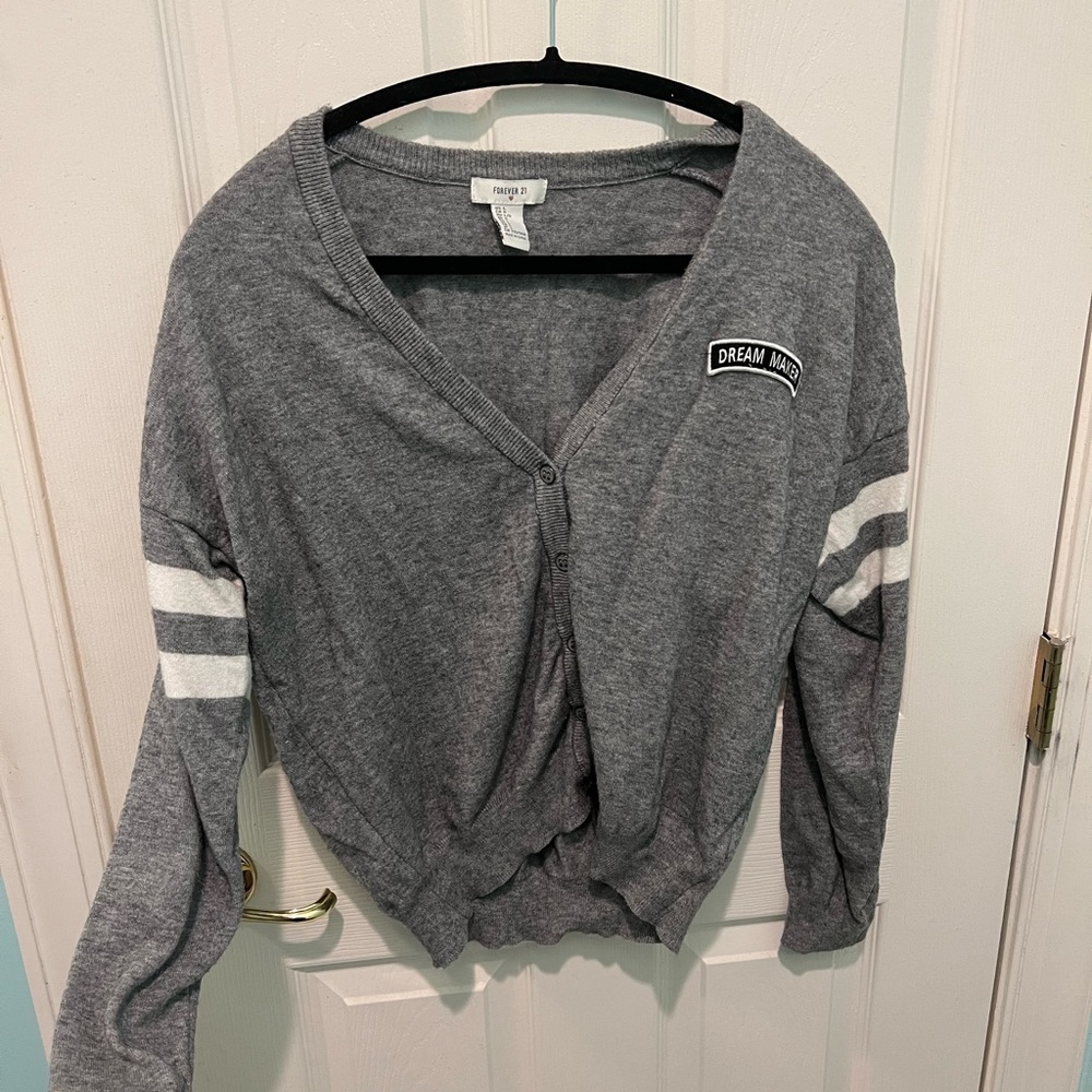 Forever 21 Button Up Sweater size large
